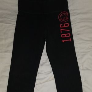 Pink Chicago Cubs leggings